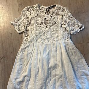 Zara White Dress